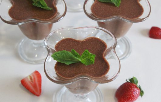 mousse de chocolate