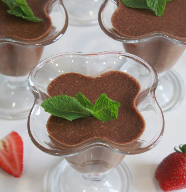 mousse de chocolate