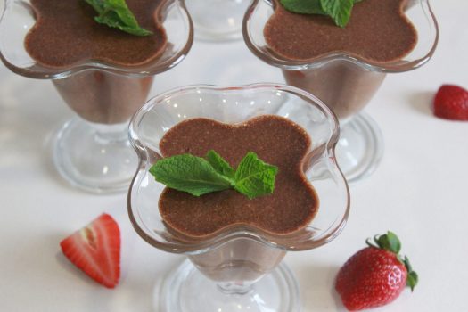 mousse de chocolate