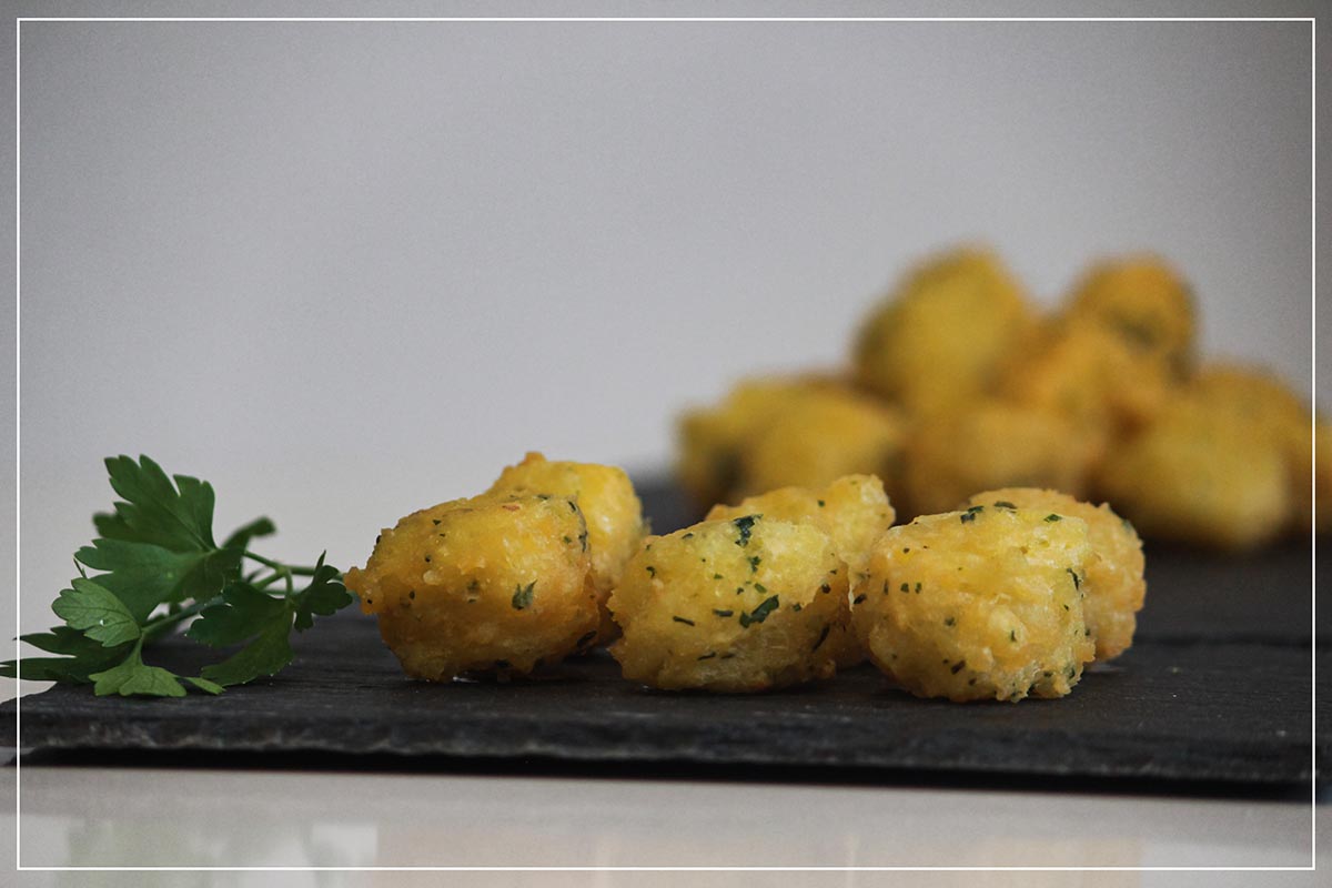 BUÑUELOS DE BACALAO CASEROS SIN GLUTEN
