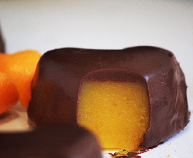 chocolate y naranja