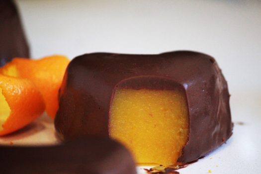 chocolate y naranja
