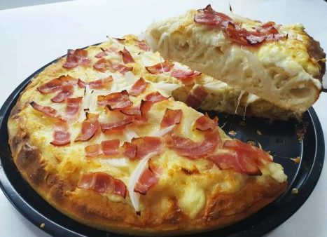 pizza sin gluten y sin huevo