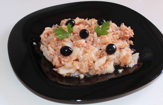 esqueixada de bacalao