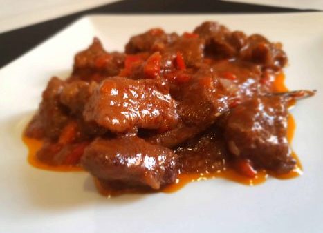 goulash de ternera sin gluten