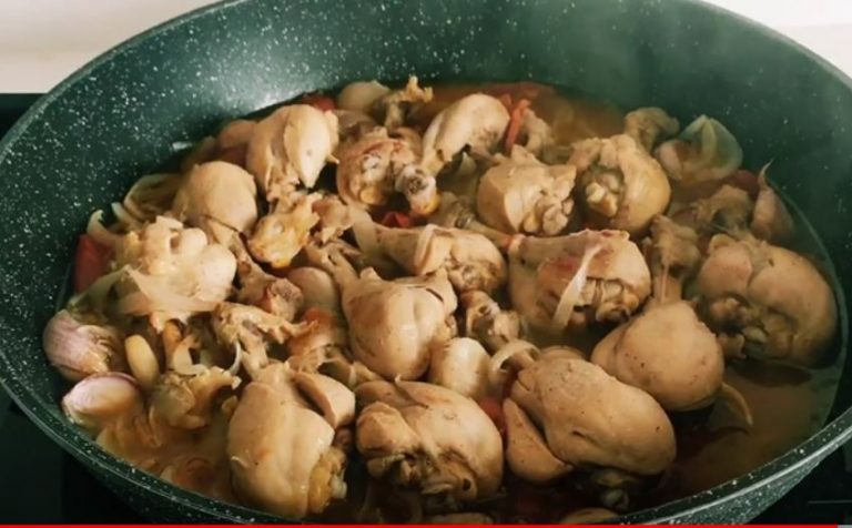 muslos de pollo rustidos