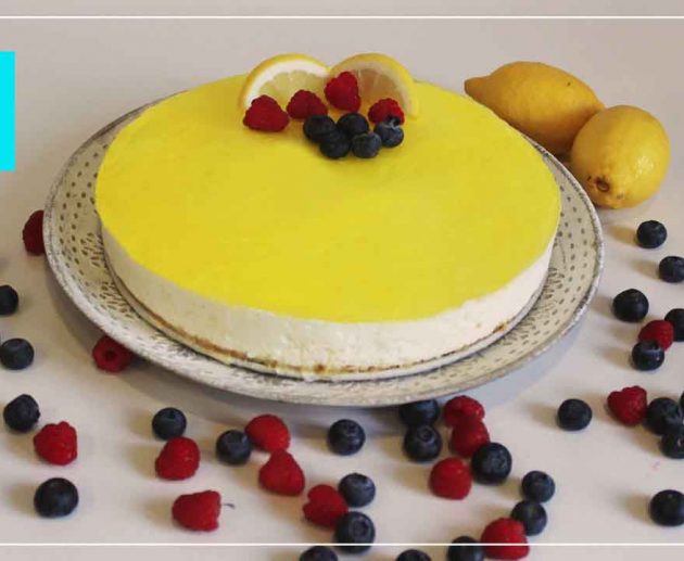 TARTA MOUSSE DE LIMÓN SIN GLUTEN