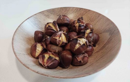 castañas asadas al horno