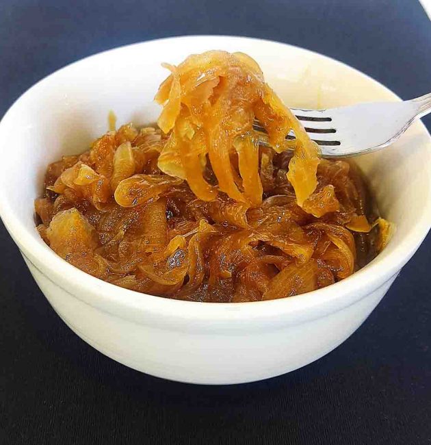 cebolla caramelizada receta rapida