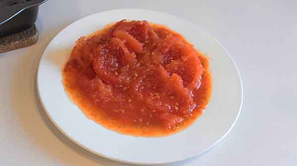 pasta fina tomate