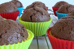 madalenas de chocolate sin gluten