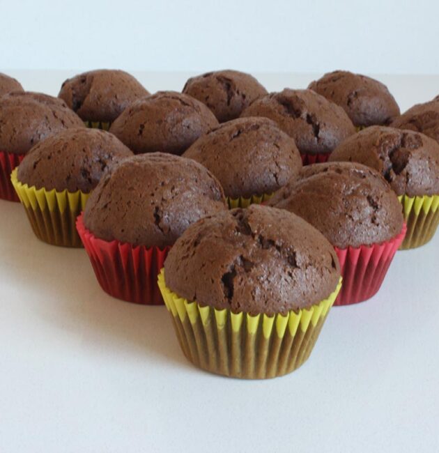 magdalenas de chocolate sin gluten
