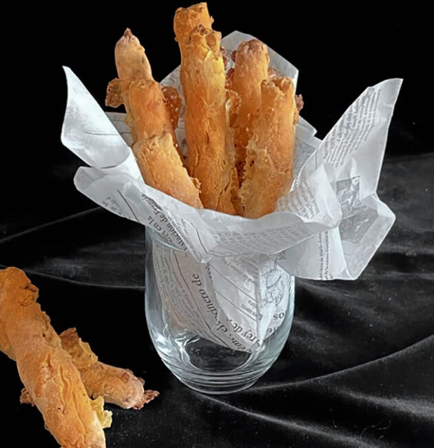 palitos de chorizo y queso sin gluten