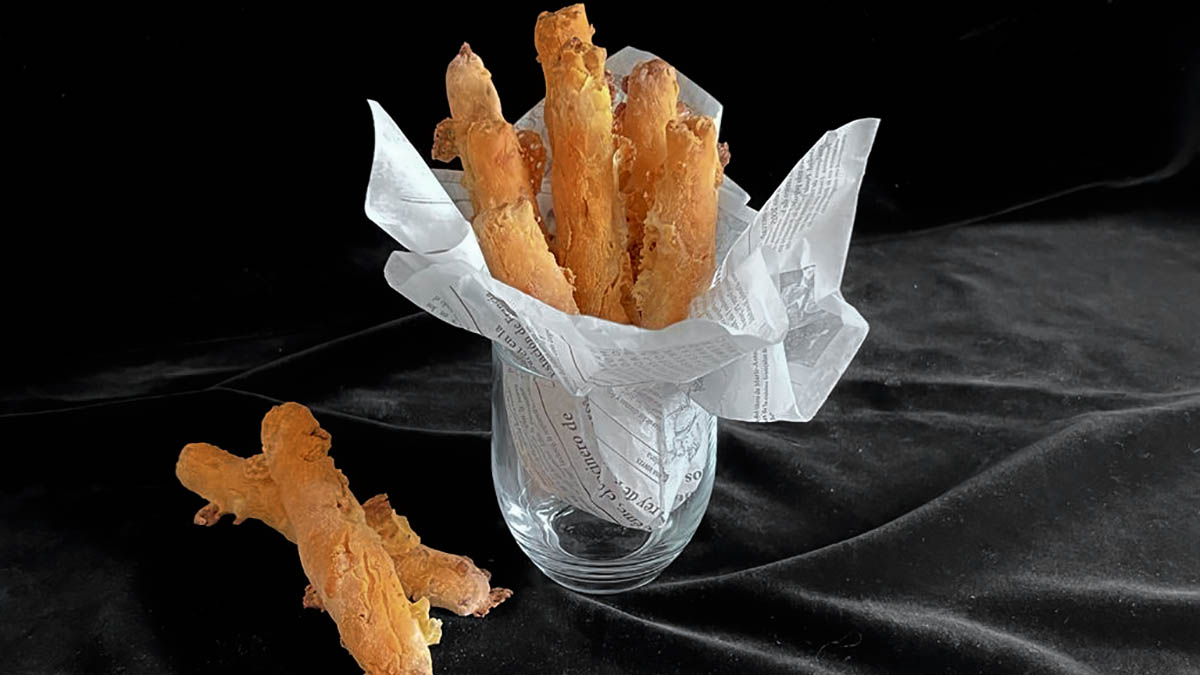 palitos de chorizo y queso sin gluten