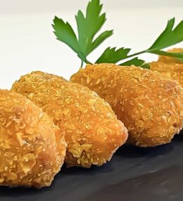 CROQUETAS DE CHORIZO Y QUESO