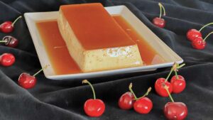 flan de huevo y leche condensada al baño maría