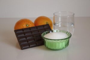 ingredientes naranja confitada