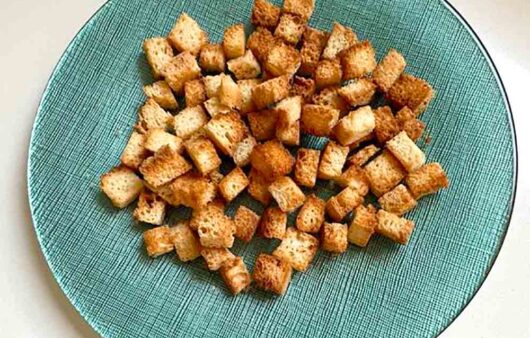 cómo hacer picatostes sin gluten en tu freidora de aire