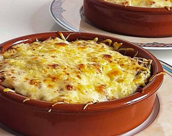 ALCACHOFAS CON BECHAMEL DE JAMÓN APTAS PARA CELÍACOS