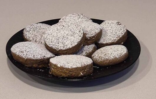 polvorones saludables sin gluten y sin lactosa