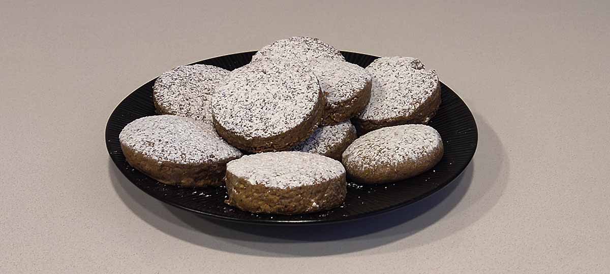 polvorones saludables sin gluten y sin lactosa