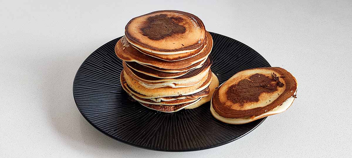 tortitas sin gluten elaboradas con claras de huevo sobrantes
