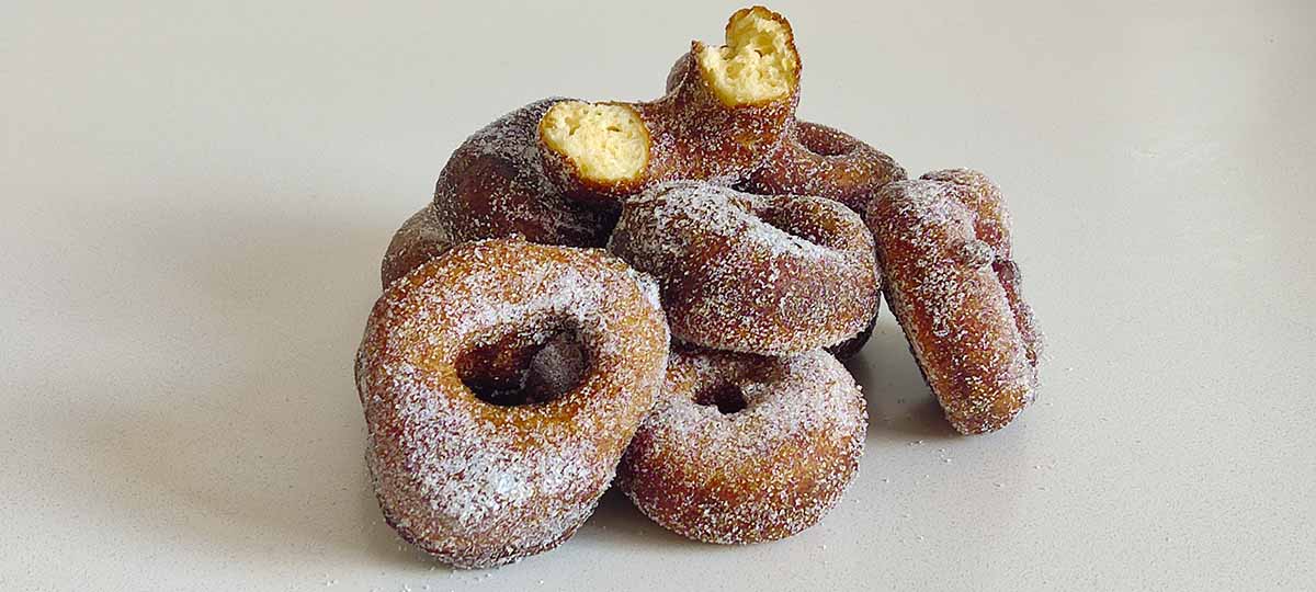 bunyols de l'Empordà sense gluten